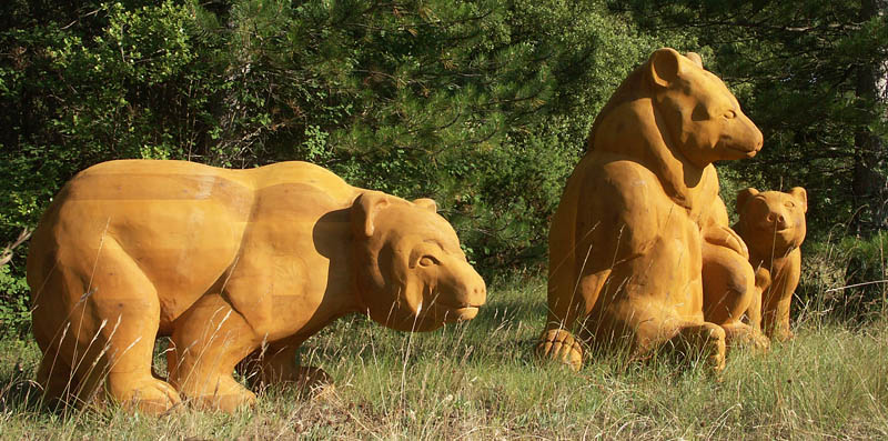 Sculpture bois animaux